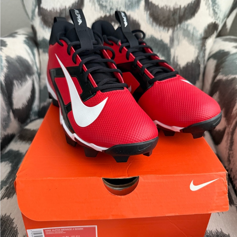 Nike Red and Black Sneakers for Sporty Style